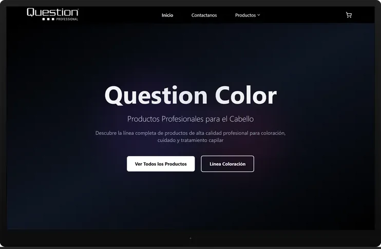 Captura del proyecto Question Color Rosario